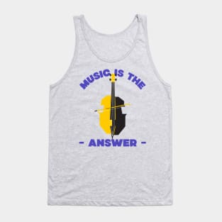 Music is the answer Tank Top